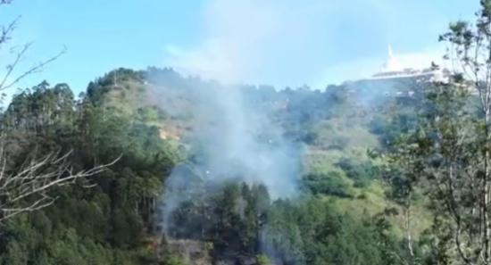 Fire Re-erupts At Daragalapathana Reserve